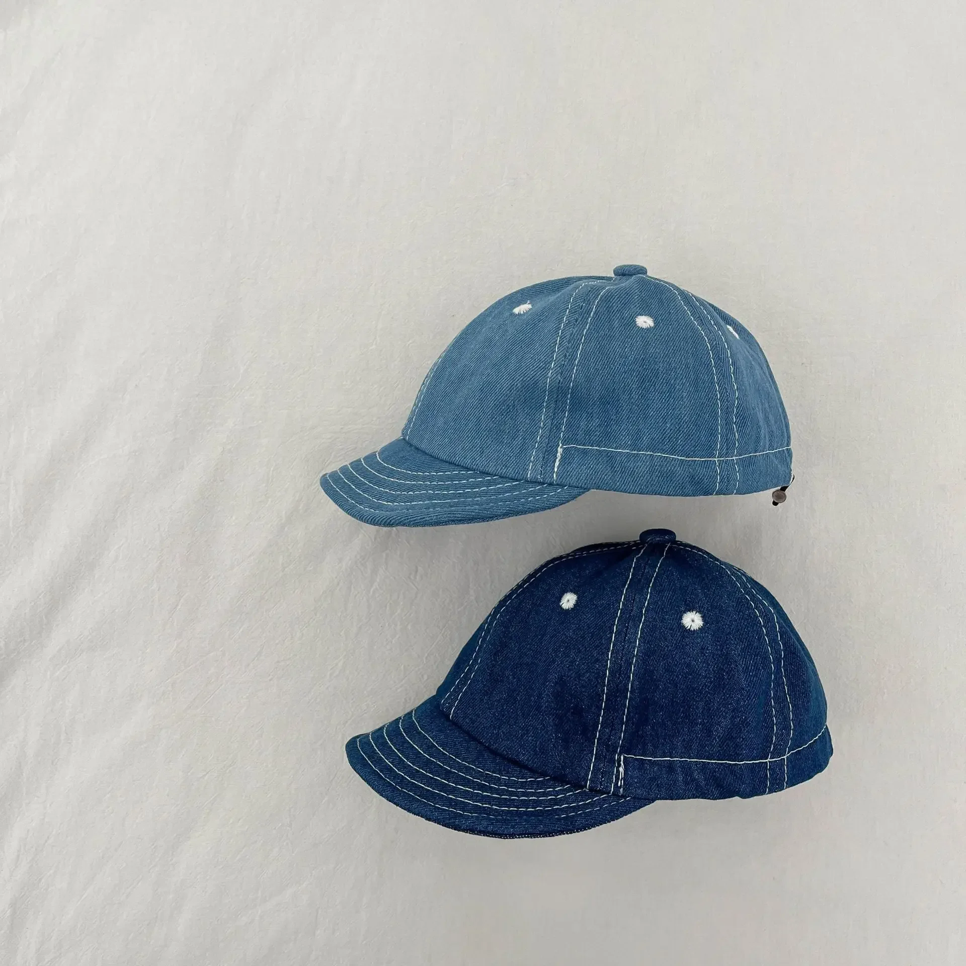 

Summer Cowboy Duck Tongue Hat, Baby Personalized Drawstring Baseball Hat, Thin Sunscreen and Sunshade Hat for Boys and Girls