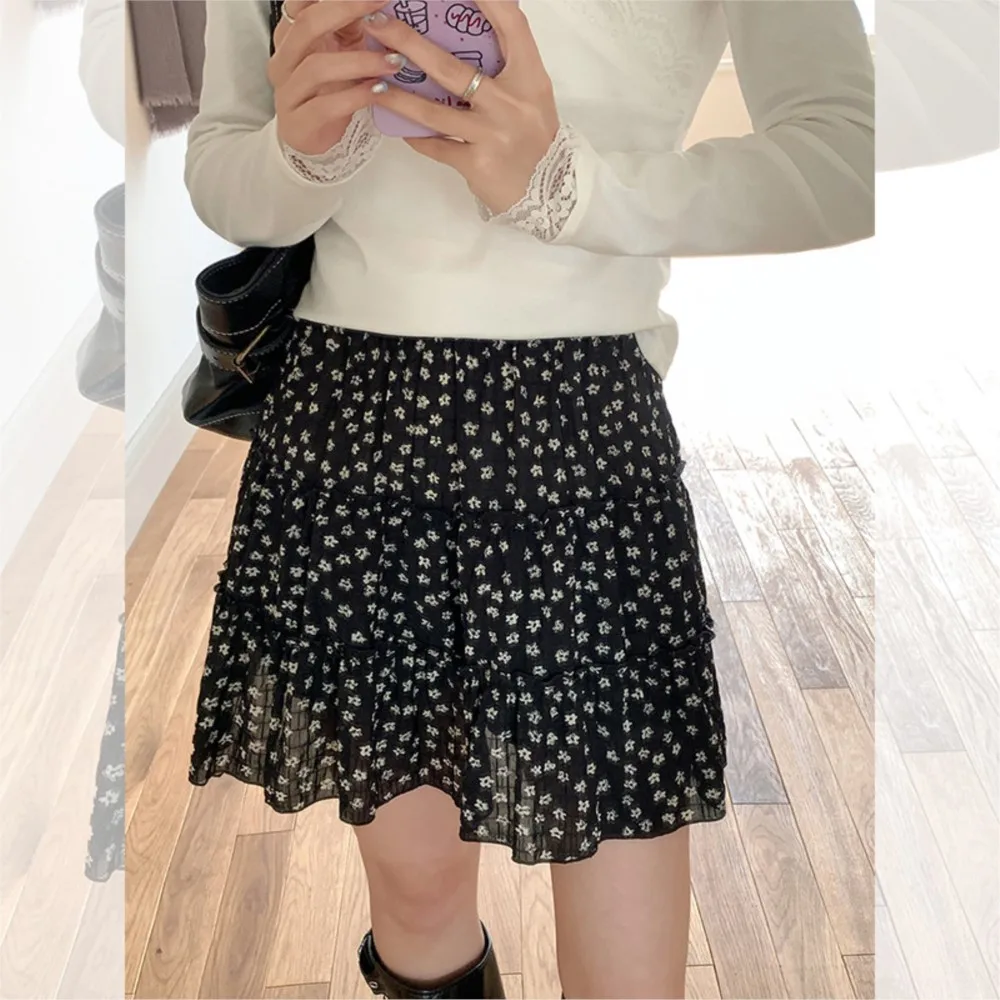 2026 All-match Skirts A-line Skirt For Ladies Playful Sweet Retro Simple Style Women's Clothing Polka Dots Chic Fashionable Slim