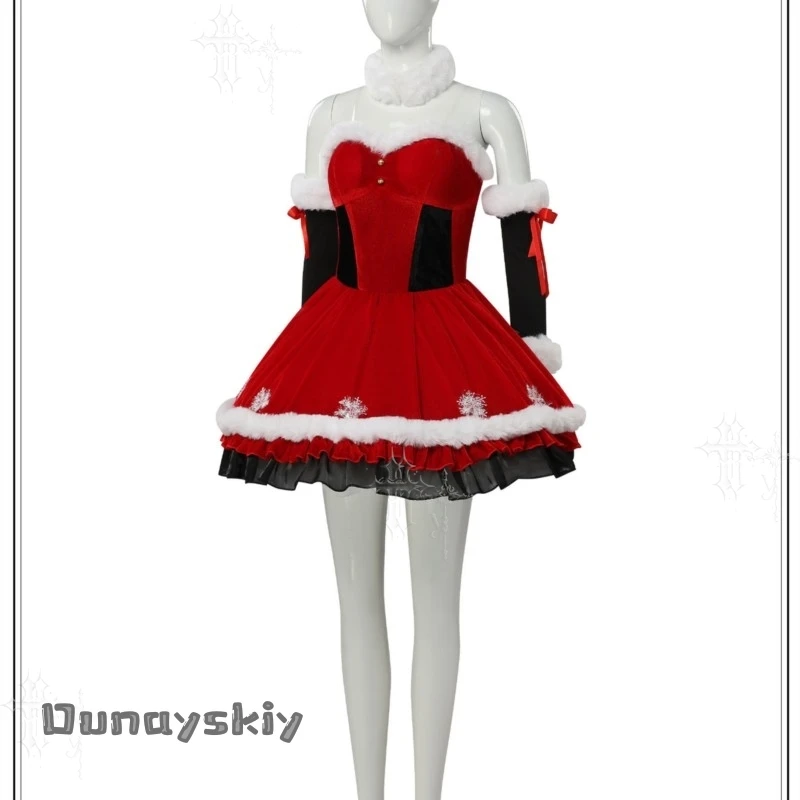 Women Dark Sweet Cool Cosplay Costume For Halloween Christmas Anime Comic Con Party Role Play Stage Performance Full Outfit Cos​