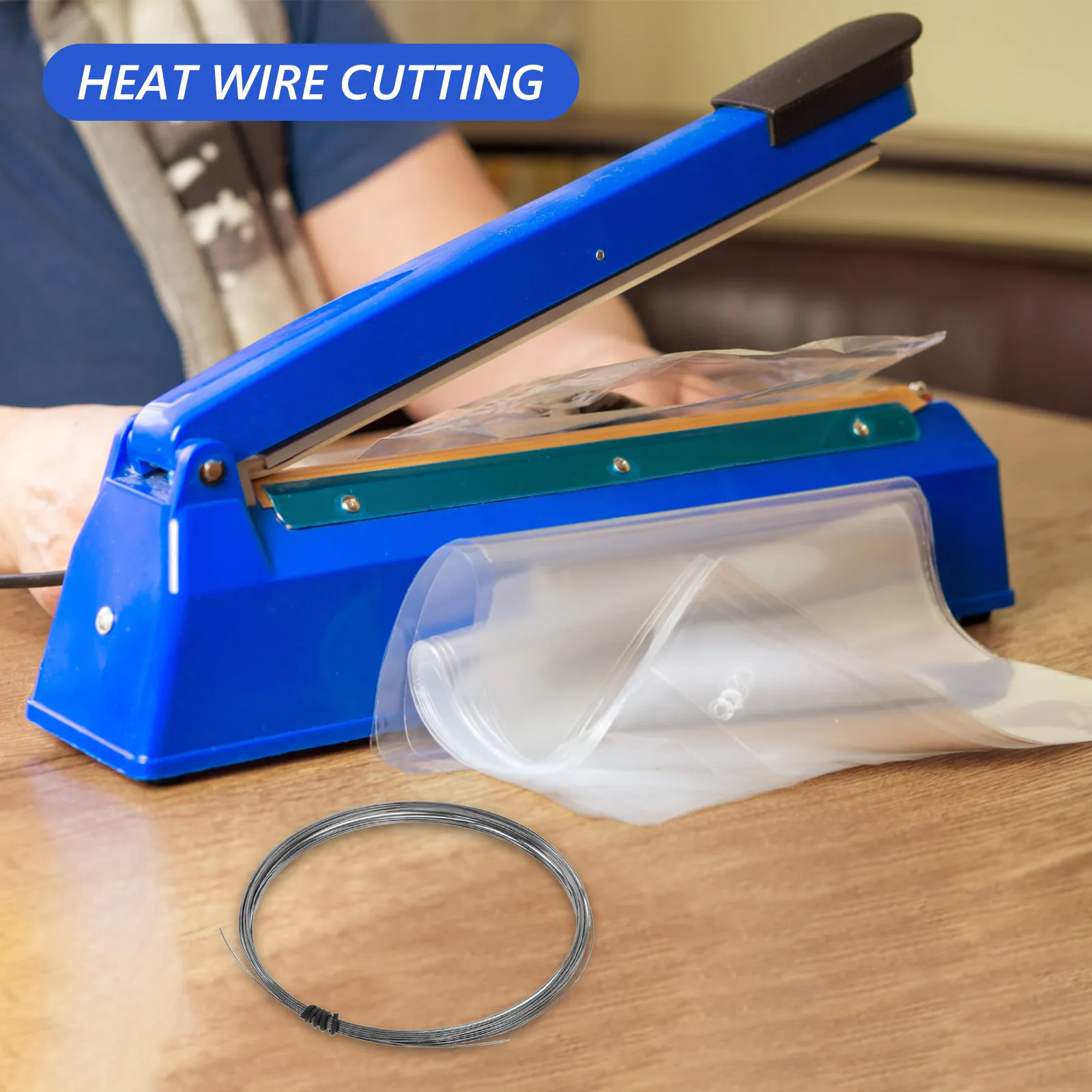 Sealer Heating Element Round Electric Wire Set Heat Resistant Packaging Machine Repair Part view 3