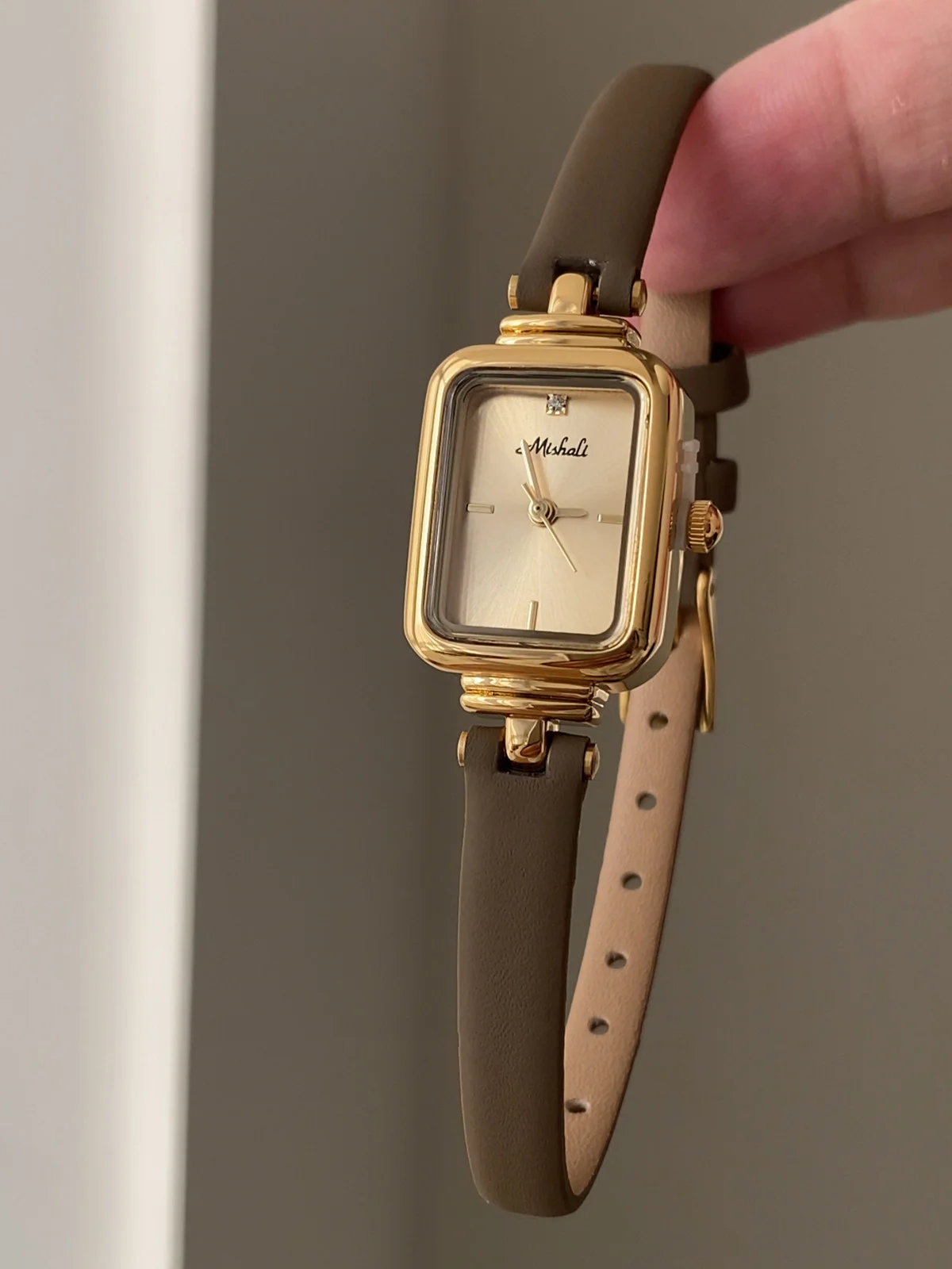Vintage Rectangle Leather Watc - Luxury Watch Vintage ulasan dan harga