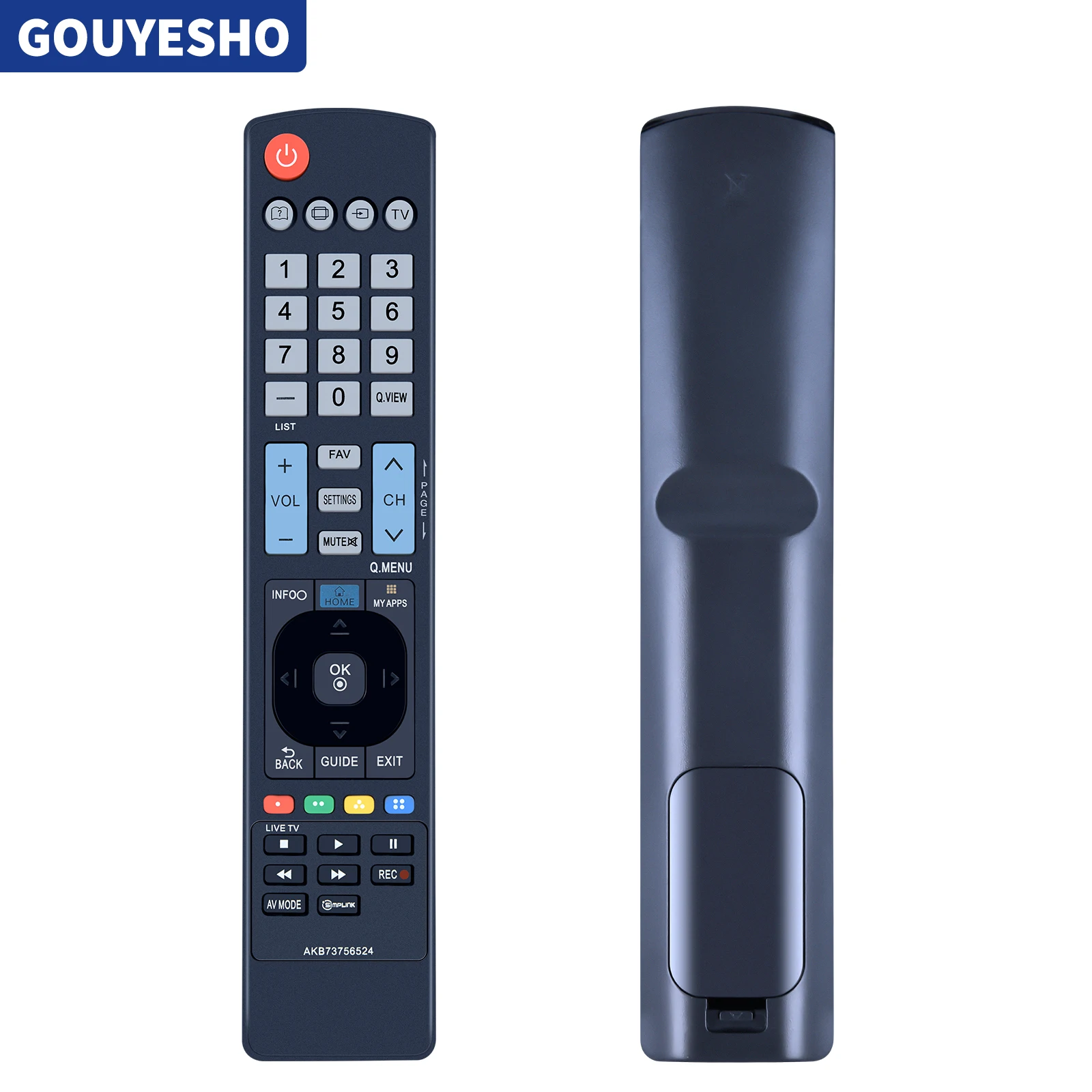 

New AKB73756524 Remote Control fit for LCD TV 39LN5700 42LN5700 47LN5700 55LN5700 60LN5700 32LN570B 32LN5750 39LN5750