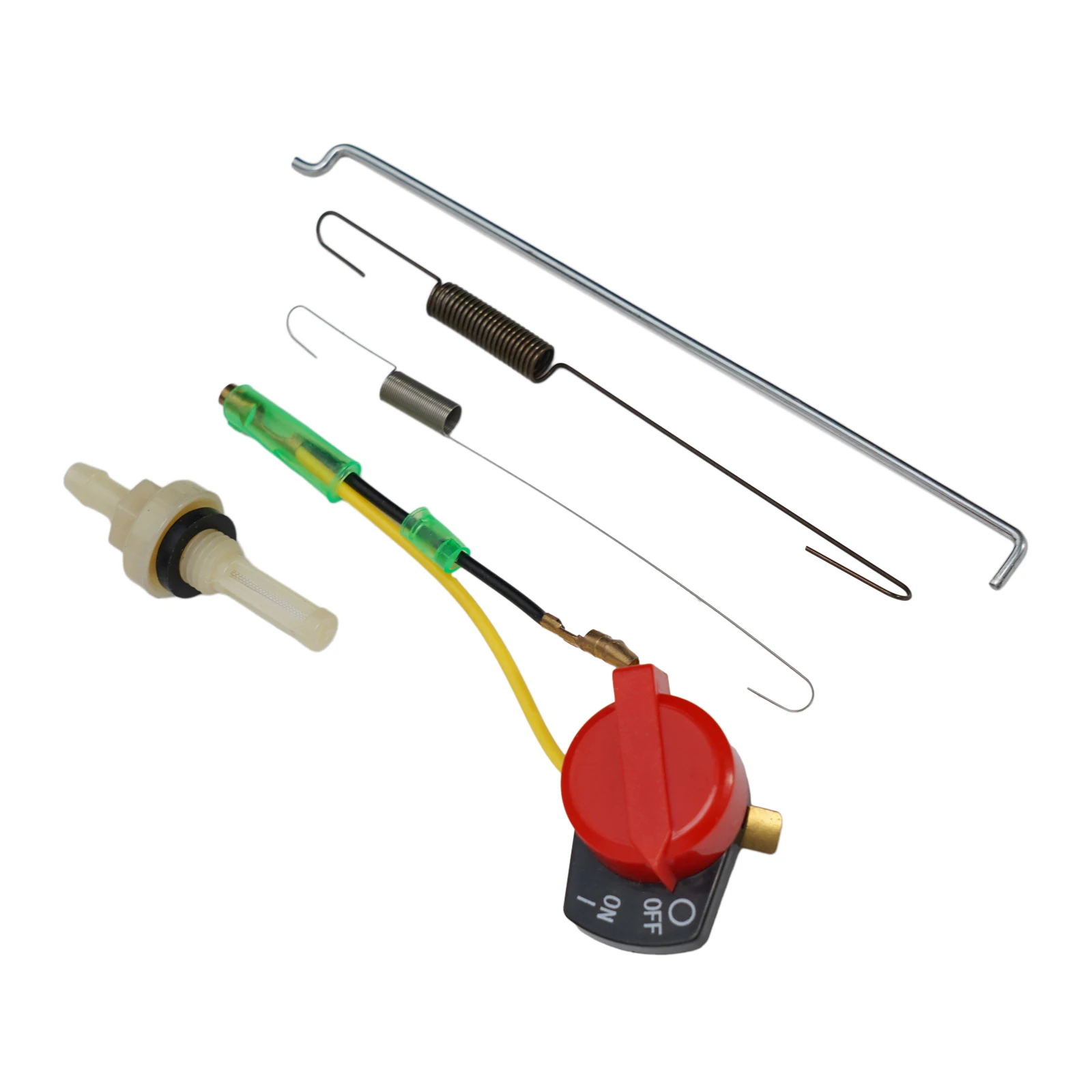 For GX200 Governor Spring Kit Compatible with 5.5hp and 6.5hp 168F Engine Featuring Throttle Return Spring and Rod