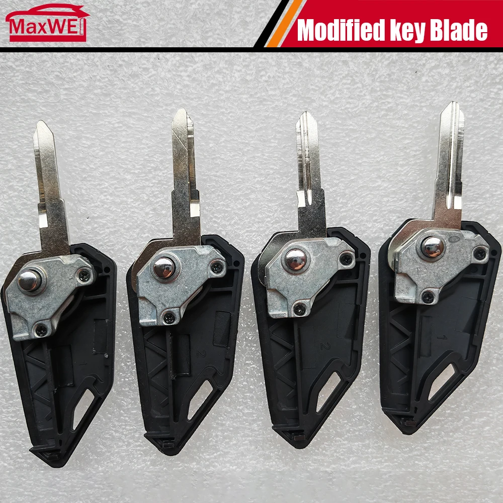 5Pcs/Lot Folding Motorcycle Key For Honda Chave Canivete Oca Para Moto Kawasaki Yamaha Suzuki Pulsar Hero Uncut Blade