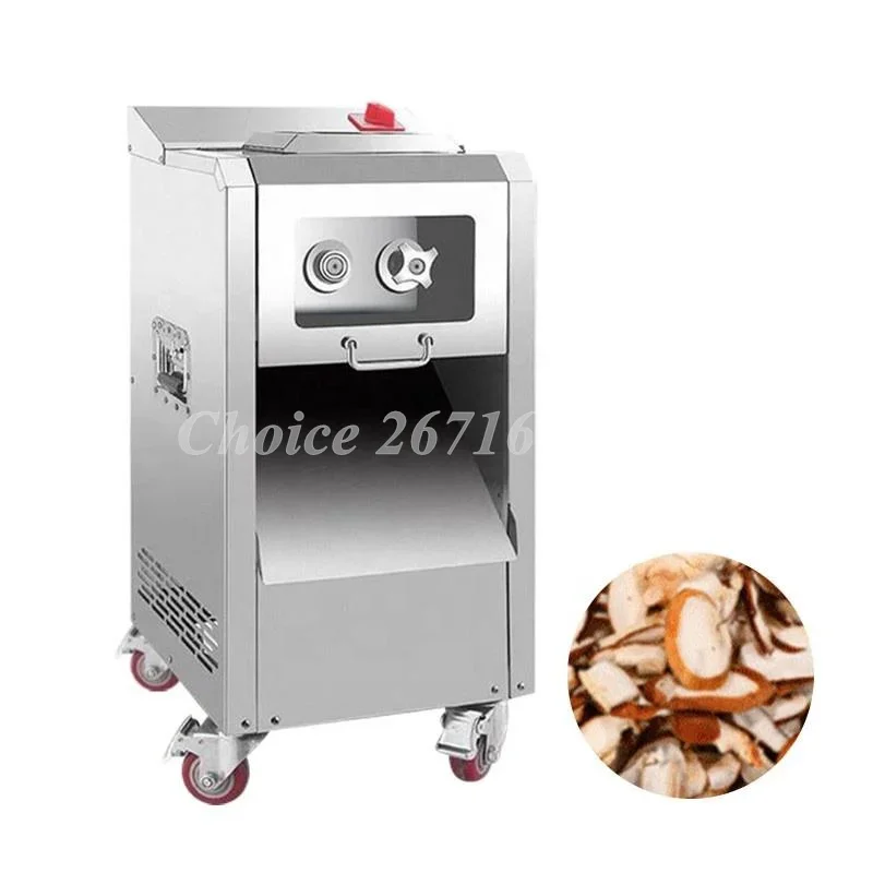 Commercial Electric Meat Grinders New Design Electric Quick Spiral Chili Vegetable Cutting Machine Stainless Steel Meat Slicer