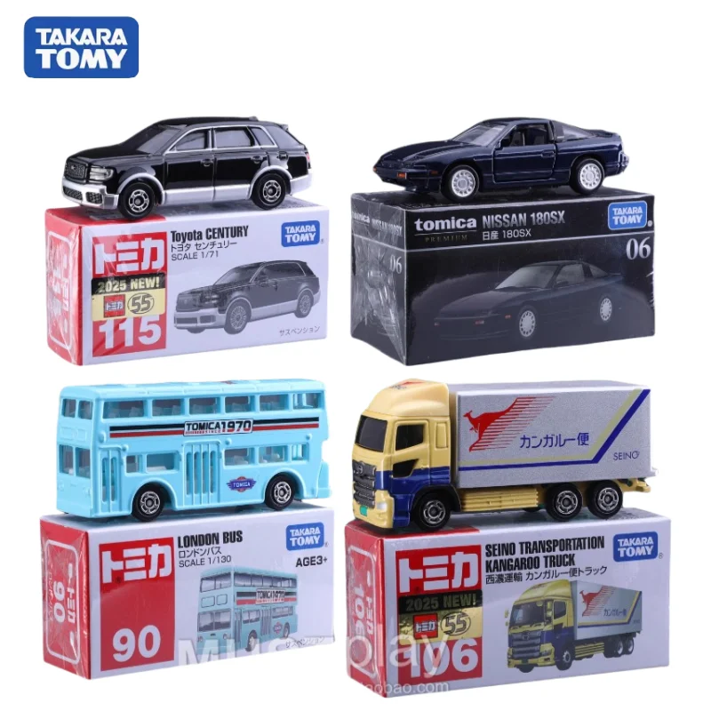 

TOMICA Nissan 90 Bus 106 Kangaroo Transport 115 Toyota Century die-cast miniature alloy car model, boy's room decoration.