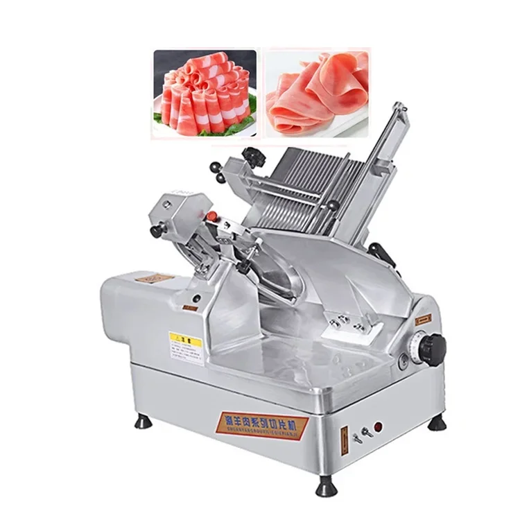 

High Quality Meat Slicer Fully Automatic Commercial Belt Fully Stainless Steel Manual Meat Slicer Machinery Frozen Meat Slicer