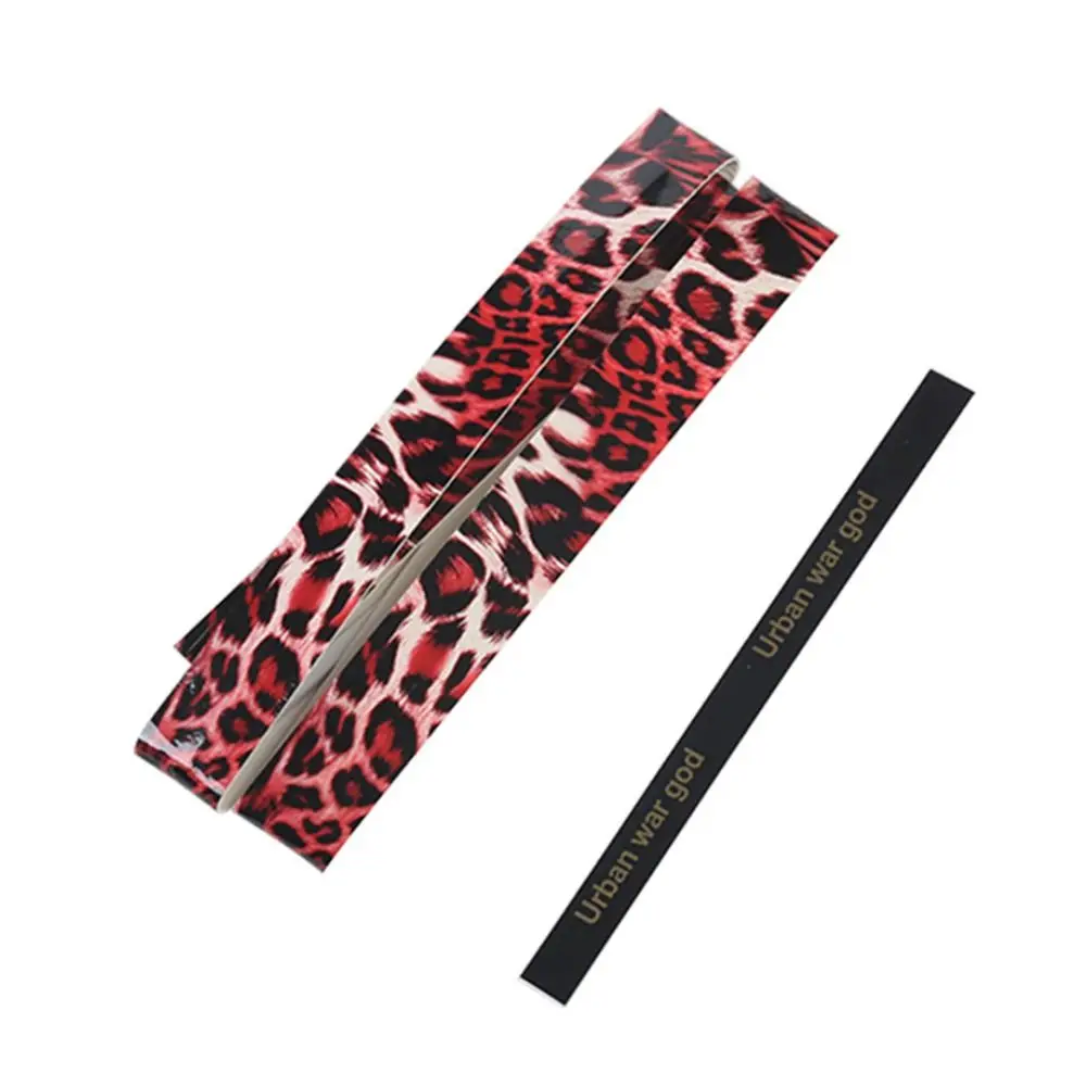 Multi-color Badminton Racket Overgrips Flower Printing Self-adhesive Racquet Sweatband Shock Absorption Leopard Print Over Grips