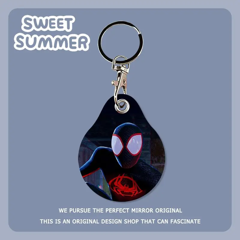 Desenhos animados personalizados Access Card Set, criativo Keychain, homem-aranha, Marvel, bonito, em forma de gota Sensor, PU, atacado