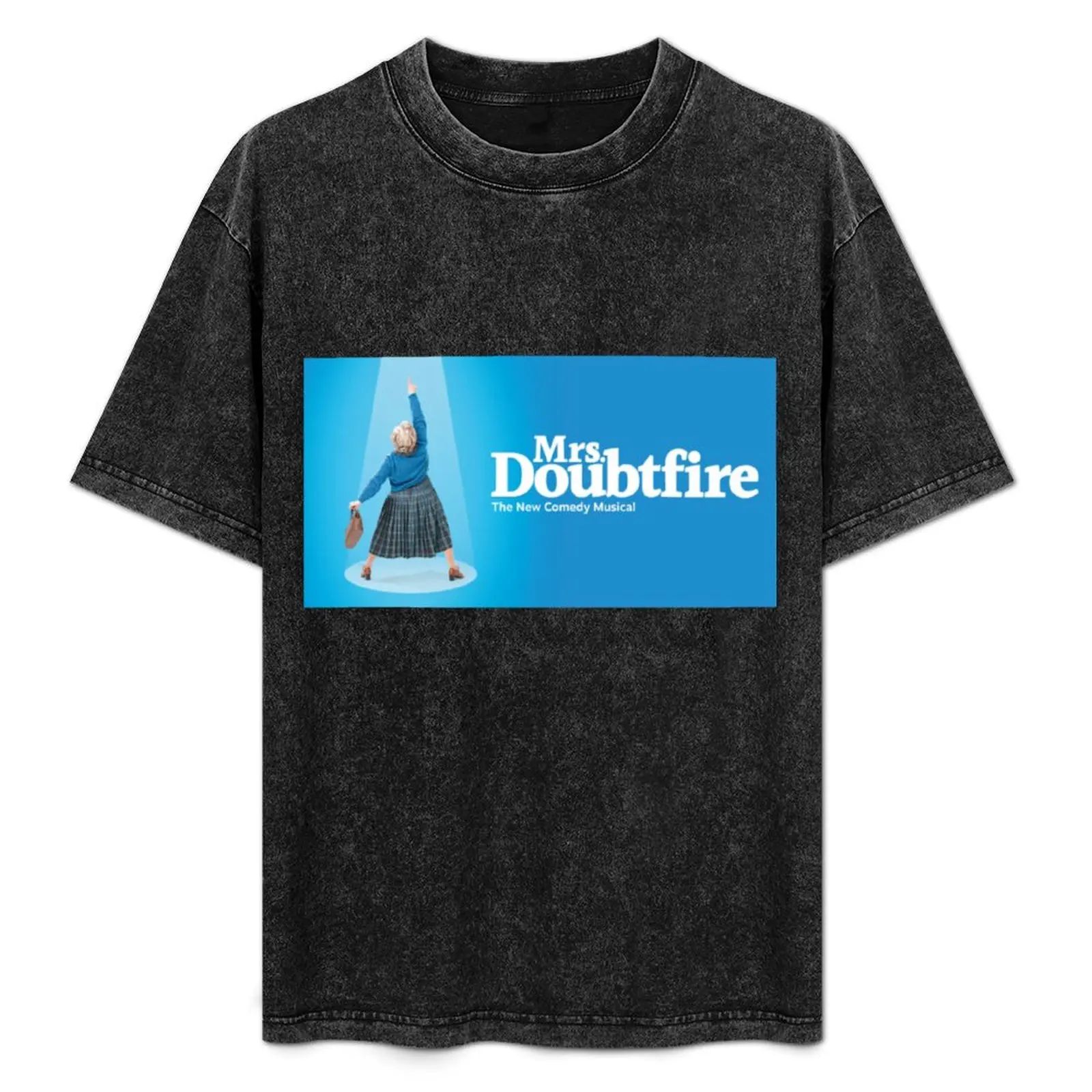 

Mrs Doubtfire logo T-Shirt Minimalist Graphic Tee Shirt