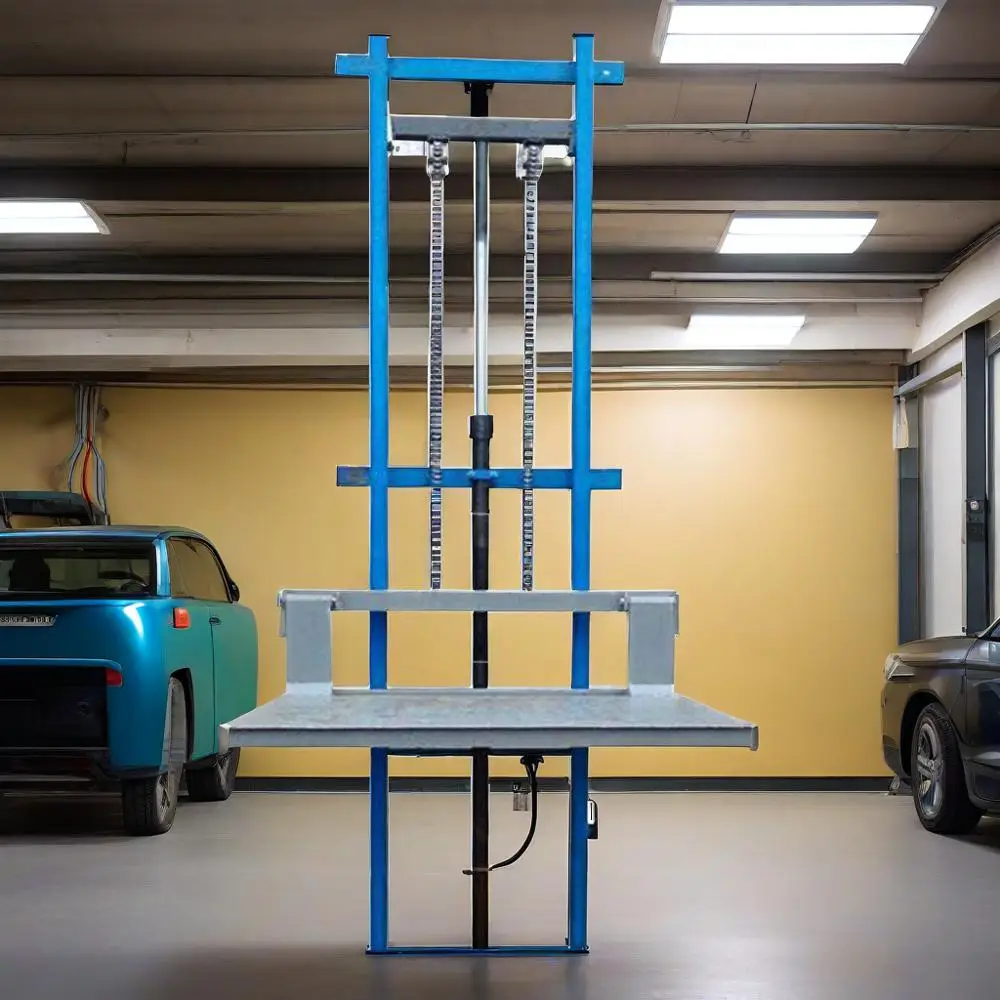 

Electric hanging basket movable scaffolding platform