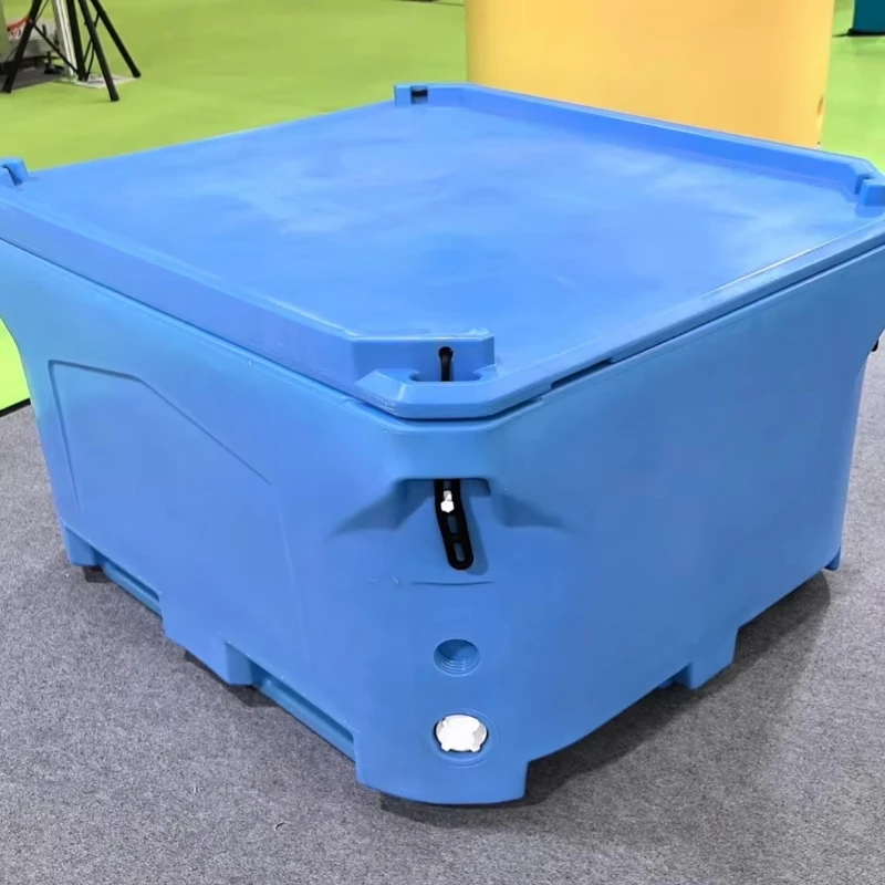 

480QT Insulated Large Plastic Box Fishing Container Seafood Wine Storage Portable Cooler Box Fish Wine Insulated Fish Tank