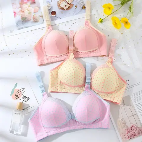 새로운 웨이브 포인트 임산부 브라, 얇은 유방 브라 및 산후 수유, 강철 후프 없이 모유 수유, 도매