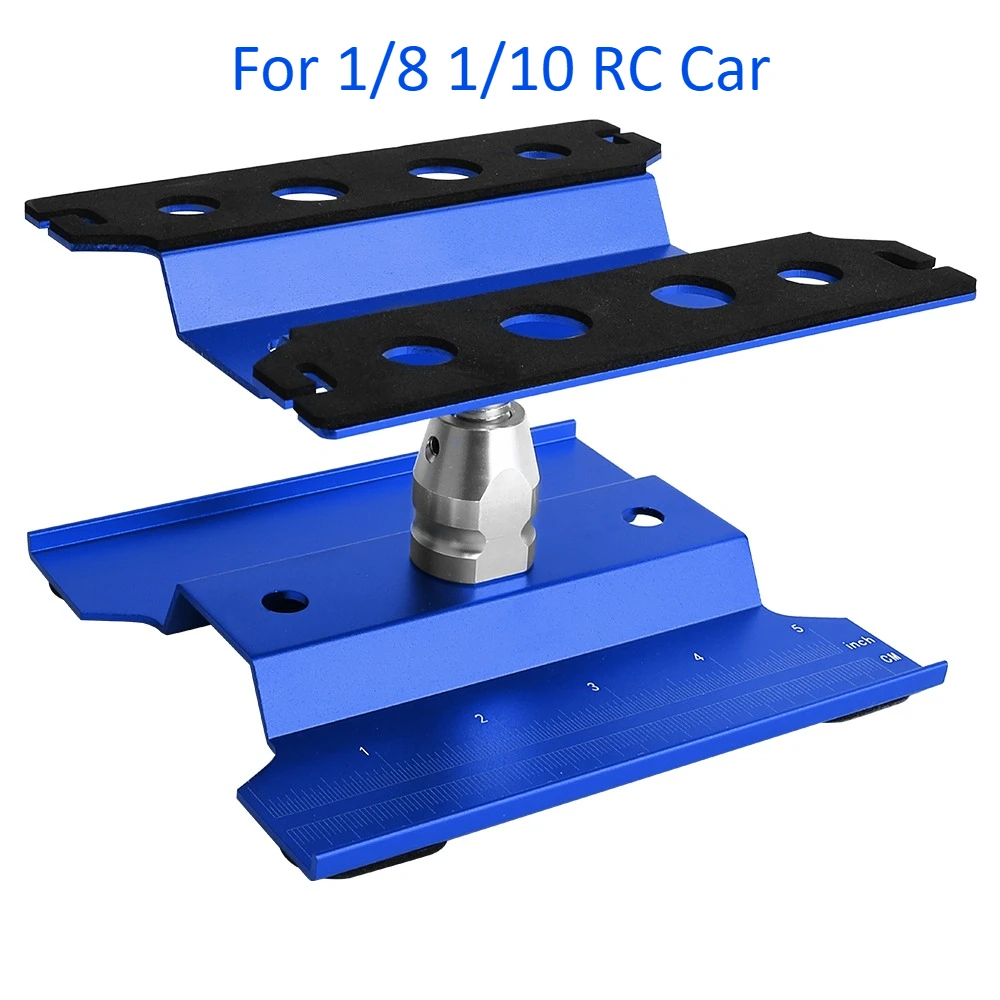 RC Auto's Gereedschap Verhogingswerkstandaard Montageplatform 360 Graden Draaibaar Reparatiestation voor 1/8 1/10 1/18 1/24 Buggy Crawler Auto