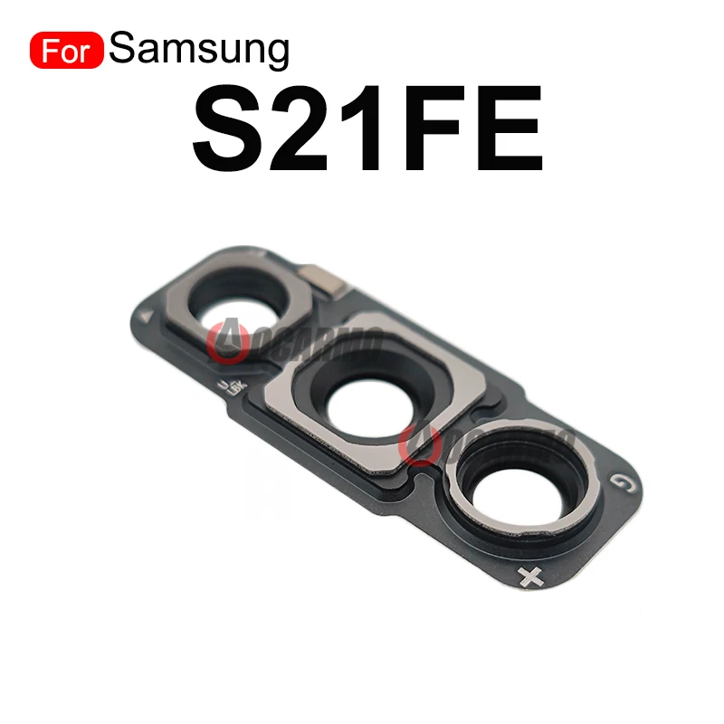 For Samsung Galaxy S21 FE  Back Camera Rear Lens With Frame s21fe Replacement Parts