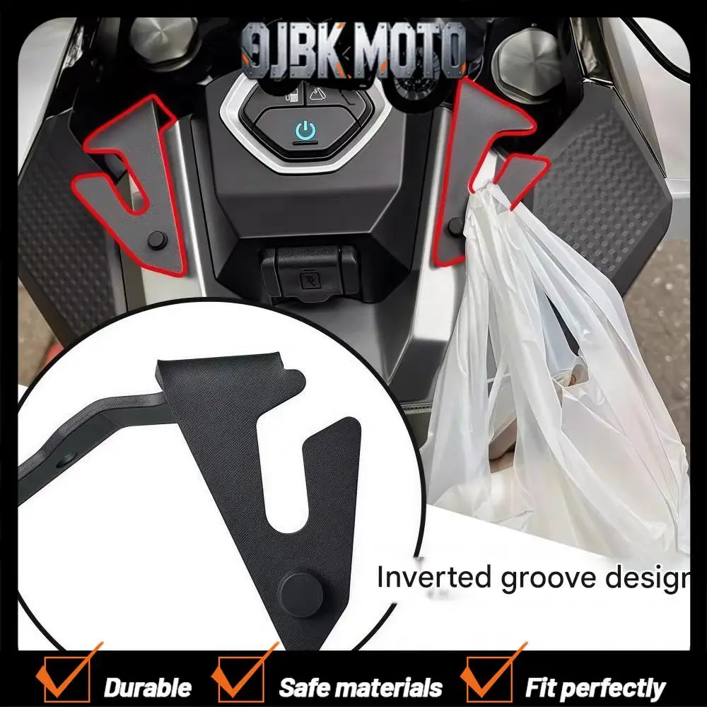 

【Perfect fit】For SYM ADXTG400 Motorcycle Helment Hook stainless steel Luggage Bag Hanger ADXTG 400 Claw Hooks Storage Bag Holder