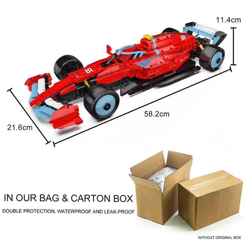 Technisch Kampioenschap Sportvoertuig SF-24 Racing MOLD KING 13209 Bouwsteenmodel Assemblage Puzzel DIY Speelgoed Chrismas Gifts