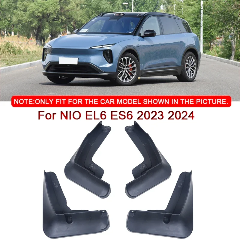 

Fit For NIO EL6 ES6 2023 2024 Car Styling ABS Car Mud Flaps Splash Guard Mudguards MudFlaps Front Rear Fender Auto Accessories