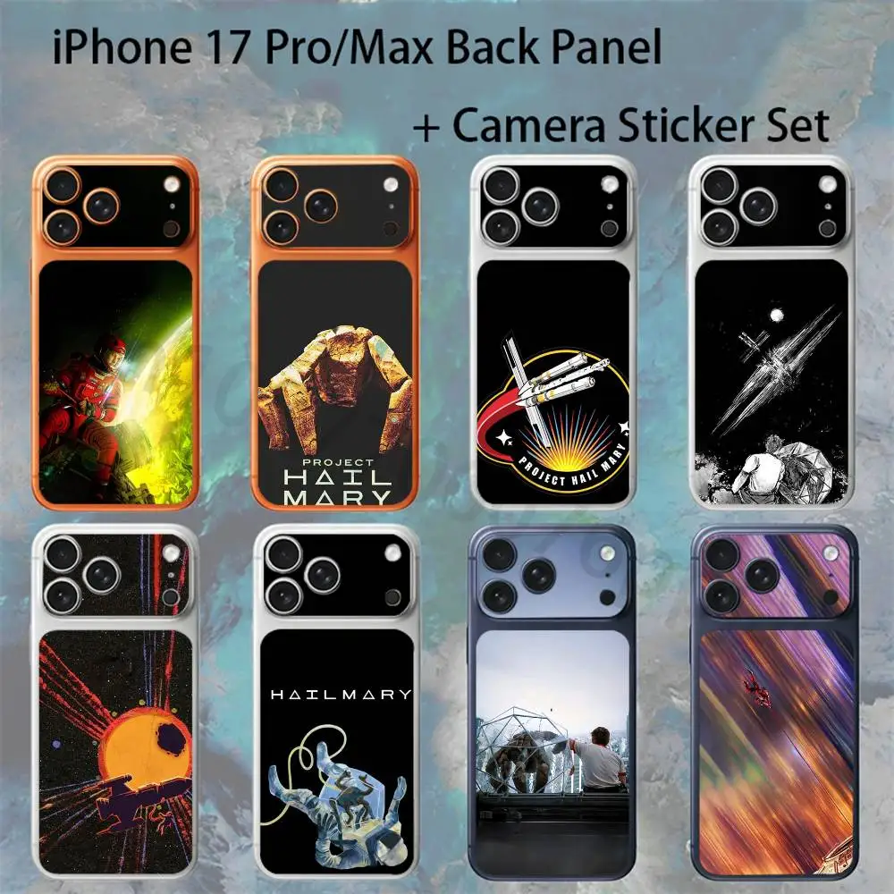 

Project Hail Mary For iPhone 17Pro/ProMax Battry Back Cover with Camera Decal Skin Rear Protective Sticker Film