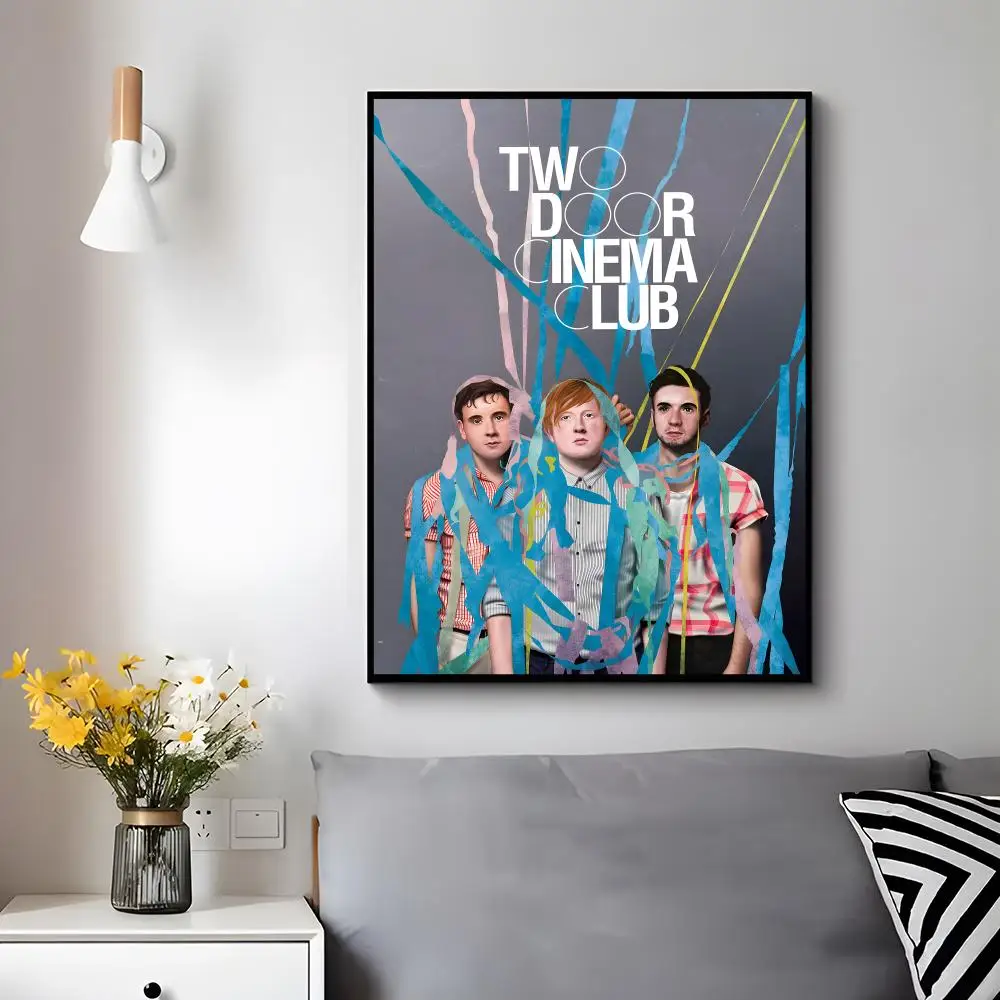 Indie band t-two door cinema club Poster Trendy Aesthetic Wall Decor for Dorm & Bedroom