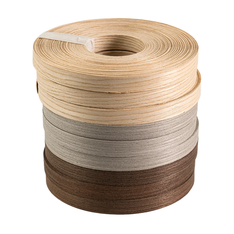 Custom Natural Wood Strip Chip Do styling Decorative Floral Edge Banding Edgeband Art DIY 2cm Ash White Catalpa Oak Sapele