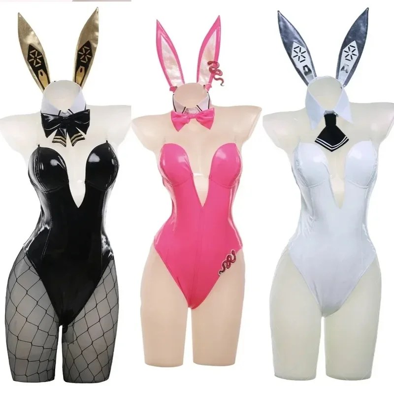 

Sexy Noir Rupee Blanc Lucy Bunny Girl Suit Re:Life in A Different World From Zero Cosplay Costume Viper Outfit