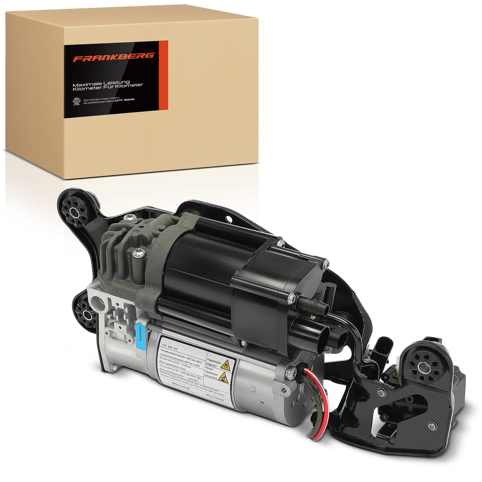 Frankberg 1x Luchtveringcompressor voor BMW X5 F15 F85 2013-2018 X6 F16 F86 2014-2019 SSP02872N 6850555 462380005 37206850555