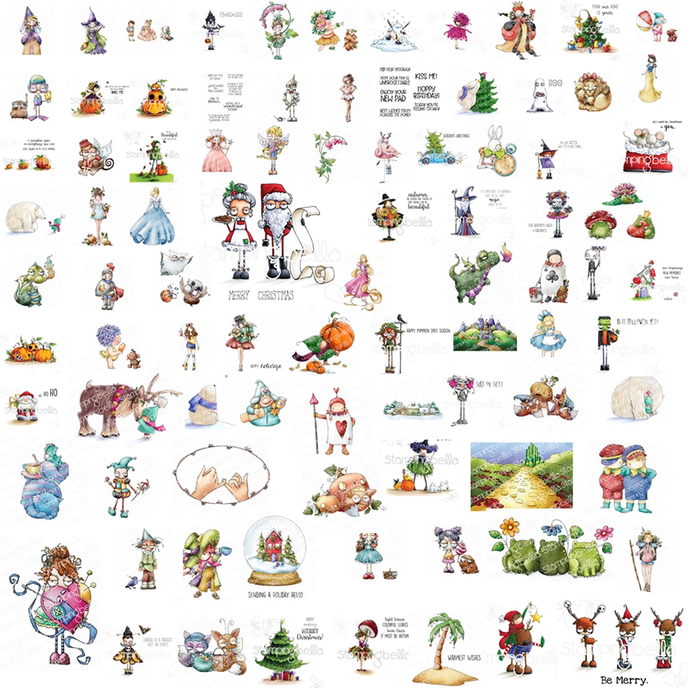 christmas Clear Stamps Scrapbook Diary Decoration Embossing Template DIY Greeting Card Handmade