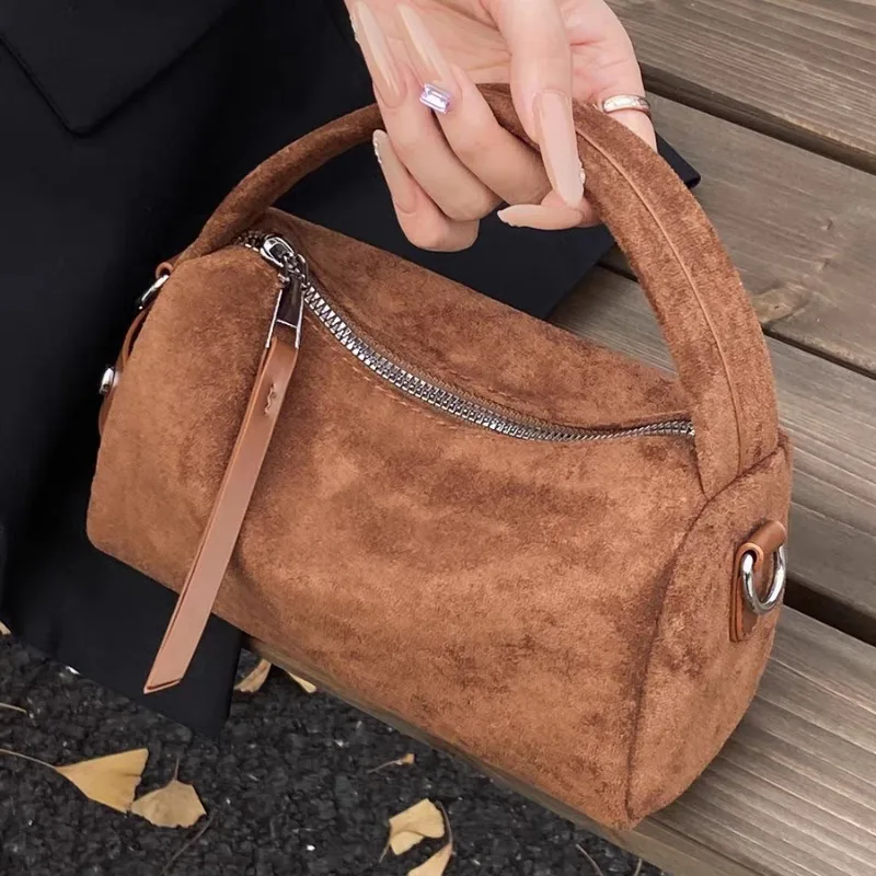 

Элитные дизайнерские сумки: модные ретро-мини-сумки через плечо из искусственной кожи для женщин, сумка-ведро кроссбоди 2026