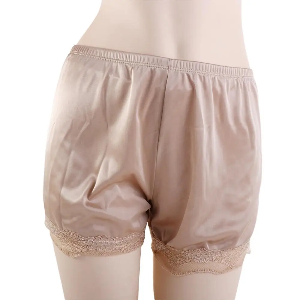 Cool Thin Women Safety Pants Lady Satin Leggings Polyester Safety Shorts Pajamas Shorts