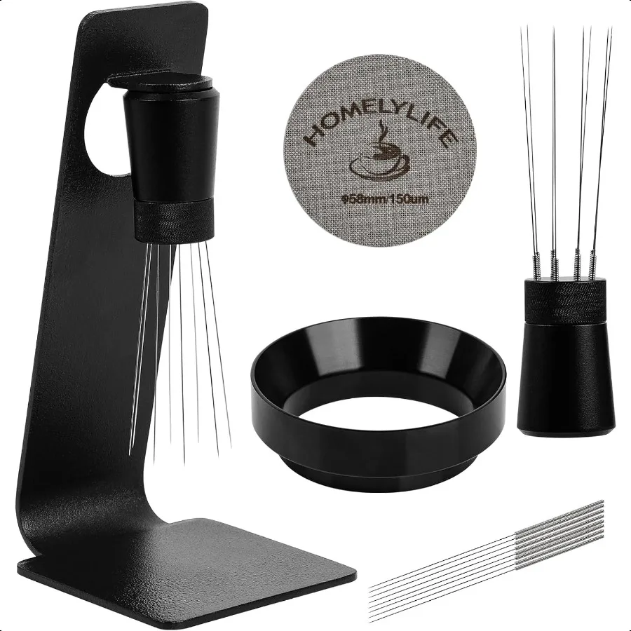 

WDT Tools Espro Puck Screen 58 мм Комплект Espro Accories 150 м Набор экранов Puck 0,25 мм Нержавеющая сталь 316 8 игл Распределение кофе