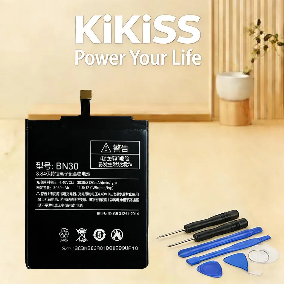 

Аккумулятор для мобильного телефона Xiaomi Redmi 4A BN30 Safe 3030 мАч