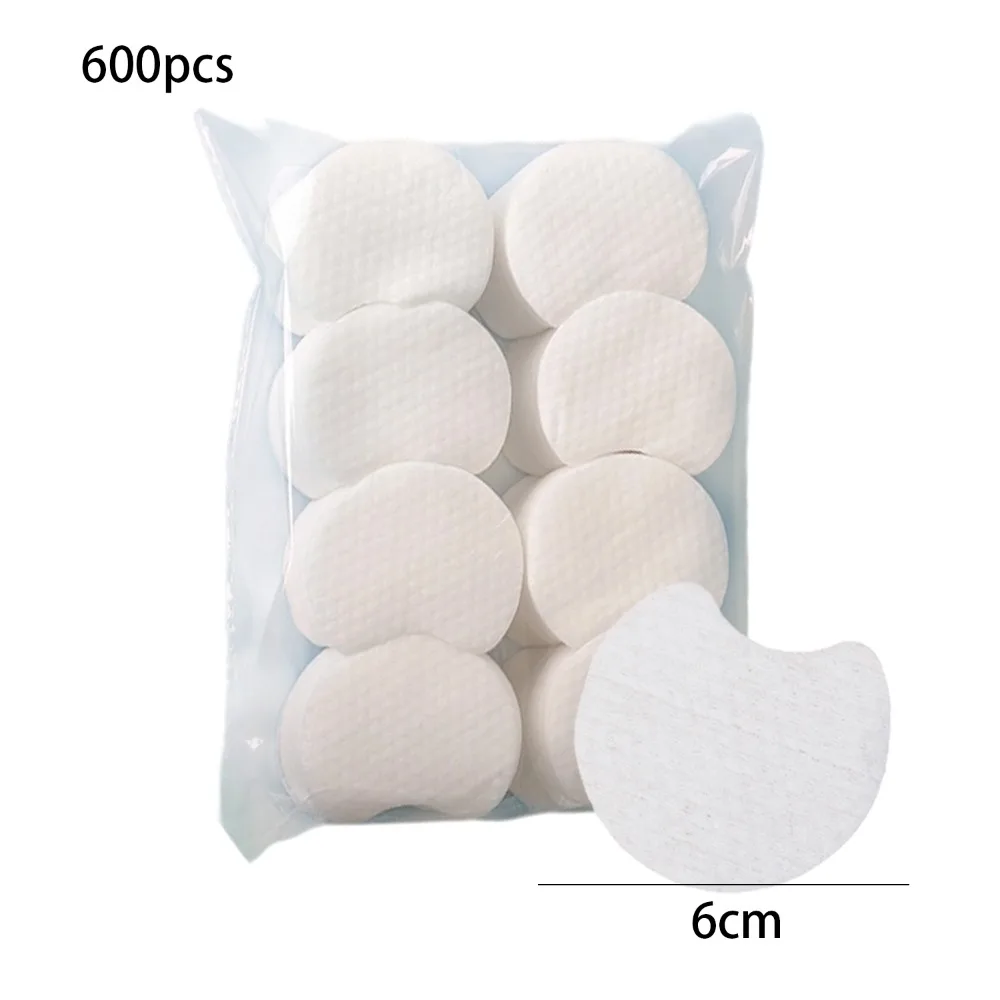 

300/600/1200pcs Pearl Pattern Disposable Makeup Remover Pads Notched Design Soft Thick Facial Cotton Wipes Dry Wet Use