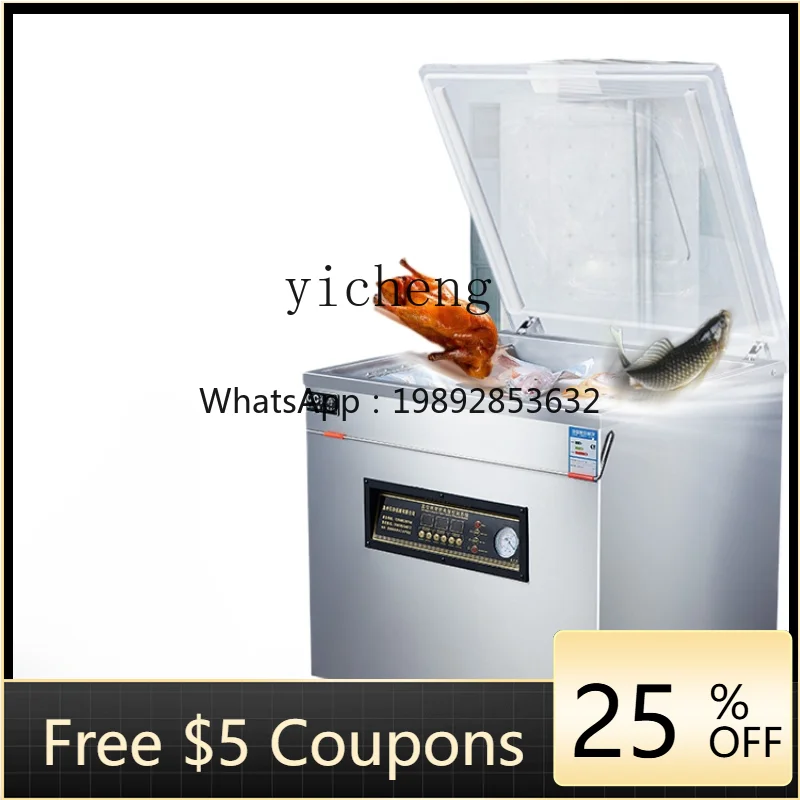 

Tqh Vacuum Food Packaging Machine Packing Machine Automatic Large Vacuum Sealing Machine Compression Plastic Seal