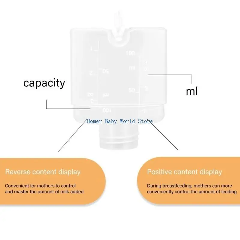 مساعد التمريض B2QD للرضع ملحقات التغذية مكمل التمريض مضخة الثدي اليدوية لحديثي الولادة رعاية ما بعد الولادة #1