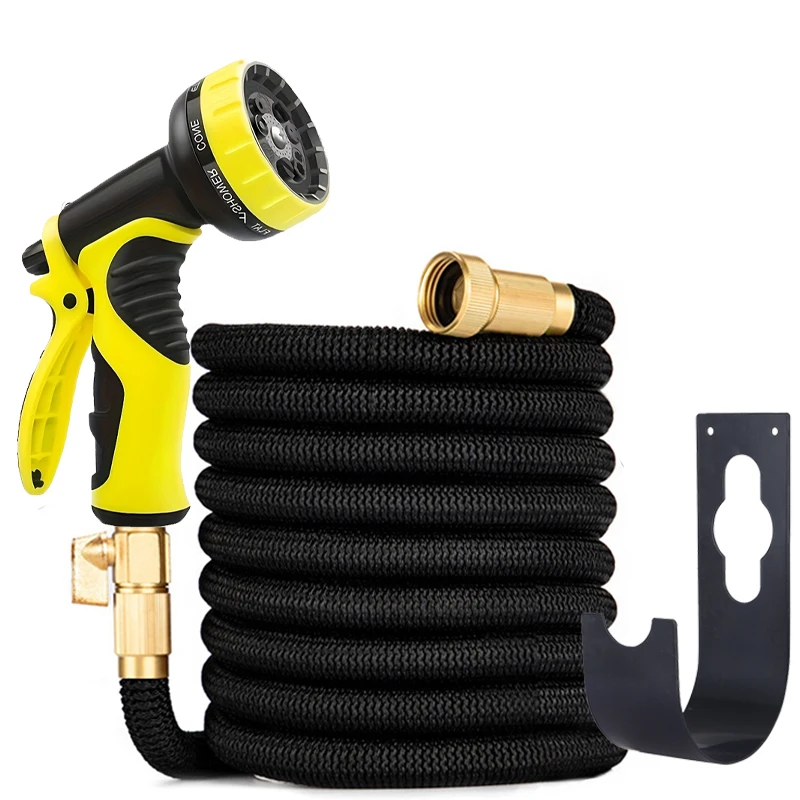 

Удлиненный шланг высокого давления, 10-функциональный водяной пистолет, соединитель US3/4, крючок для хранения водопроводной трубы, садовые принадлежности