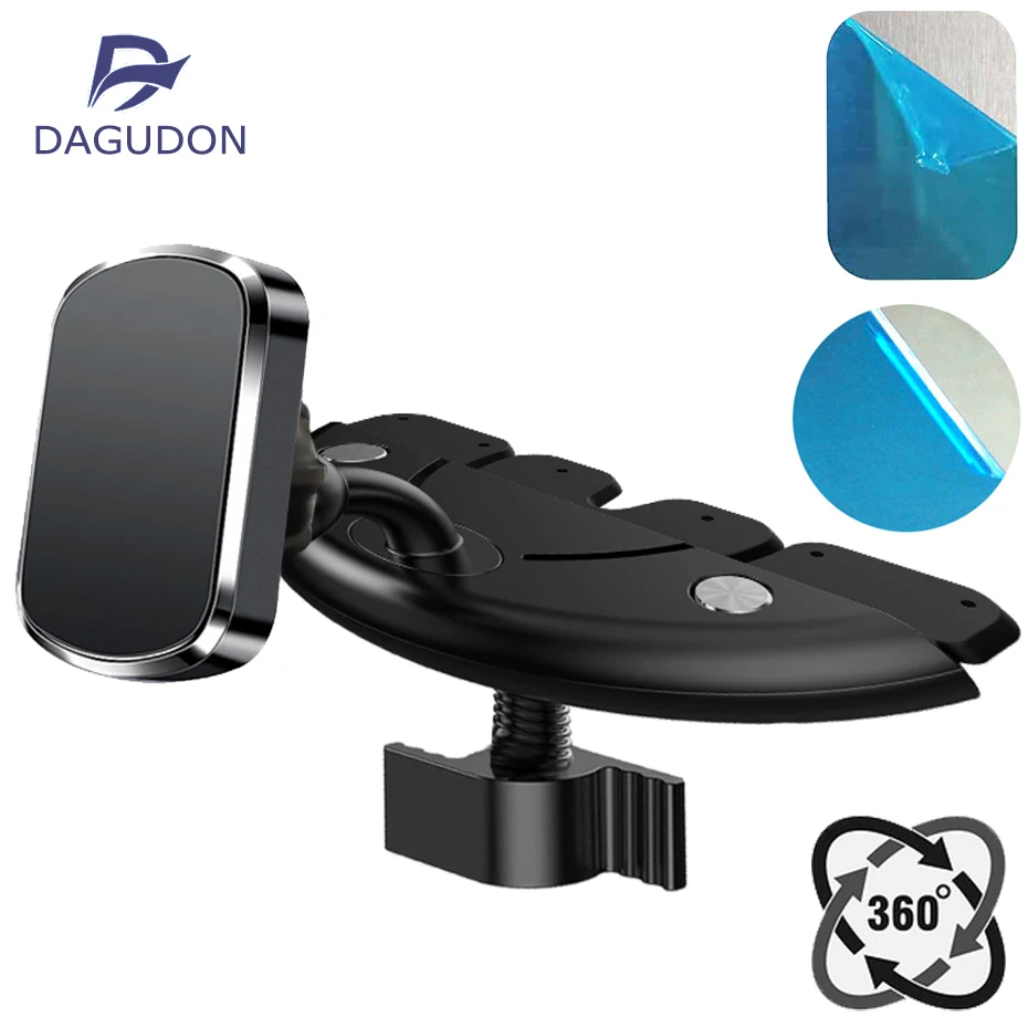 Car CD Slot Mobile Phone Holder Stand Magnet Mount Support GPS for Car CD Slot Mount for iPhone Sams