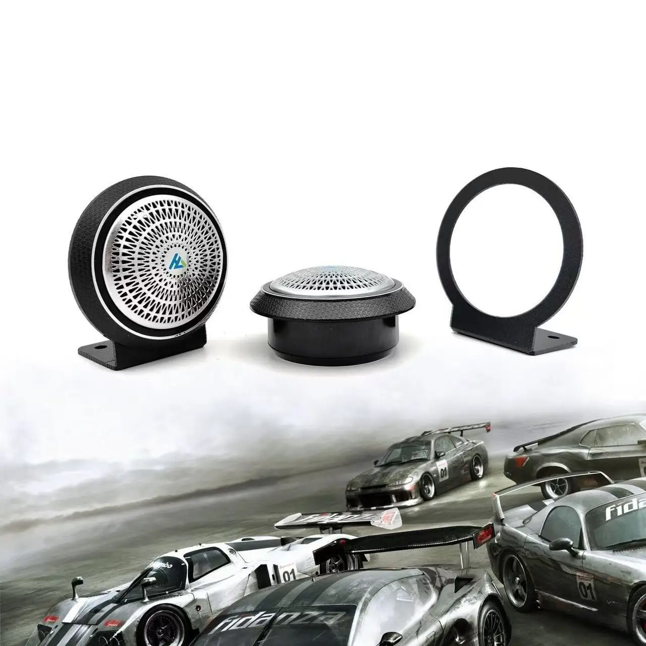 2PCS High Quality Vertical Car Small Tweeter Instrument Platform Tweeter Housing 1.5 Inch DIY Car Speaker Accessories