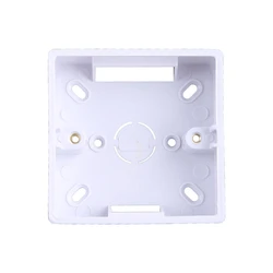 86X86 PVC Thickening Junction Box Wall Mount Cassette for SWITCH Socket Base  Bottom Box Electrical Box Accessories