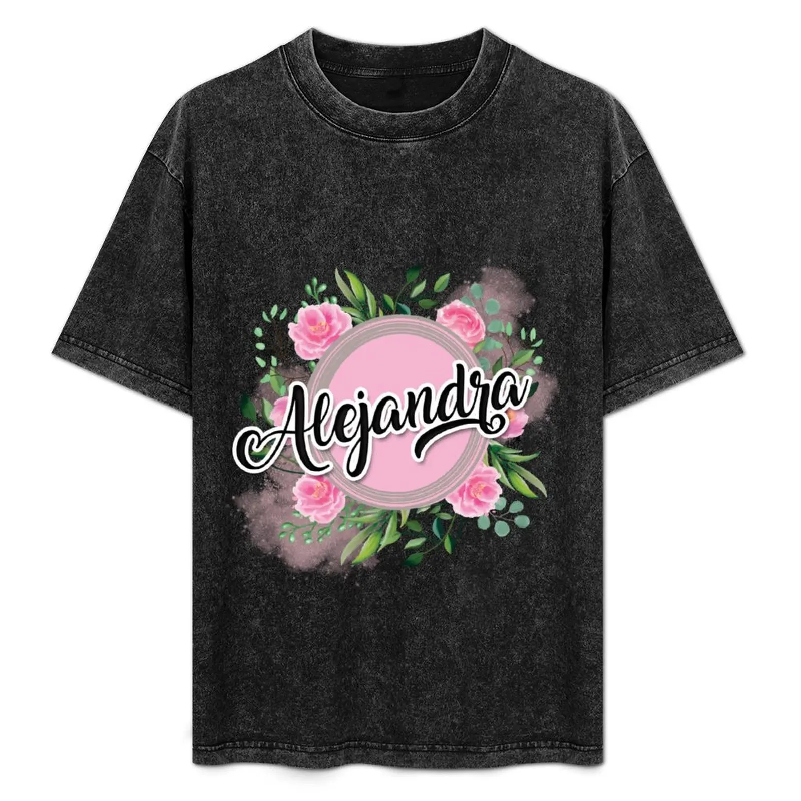 

Alejandra name T-Shirt Relaxed Fit Casual Short Sleeve Top