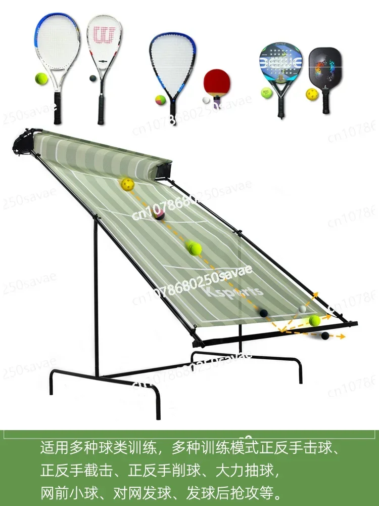 Tennis Trainer Rebound Net, Bevel Rebound Wall Tennis Practice Artifact, Portable Training Net