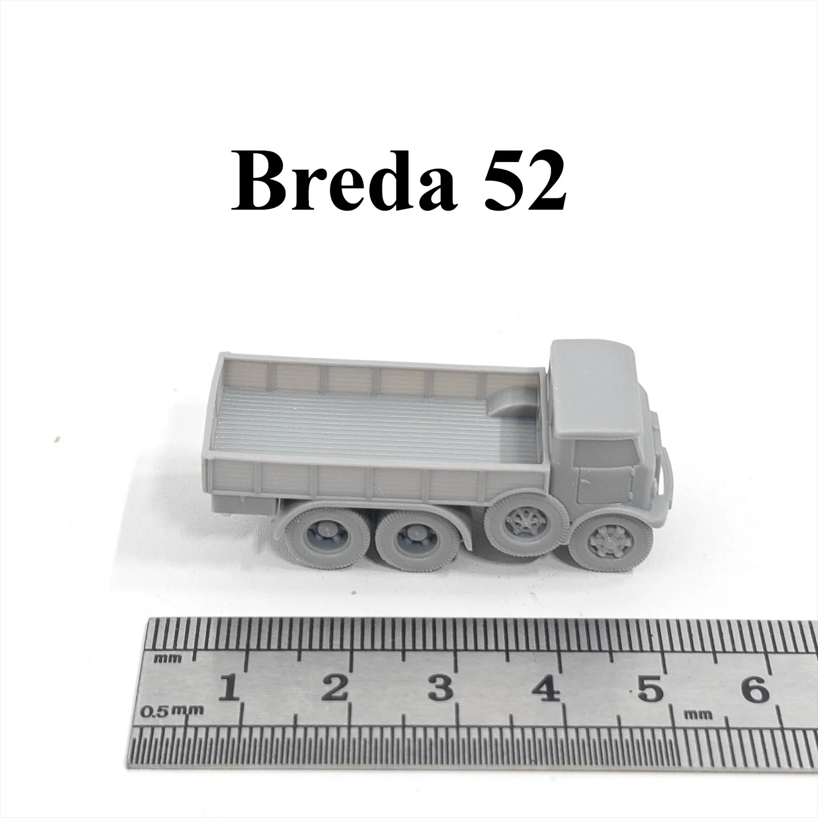 

Italian Breda 52 Military Truck,3D Printed,1/144 Scale Mini Tank Model,Resin,Paintable