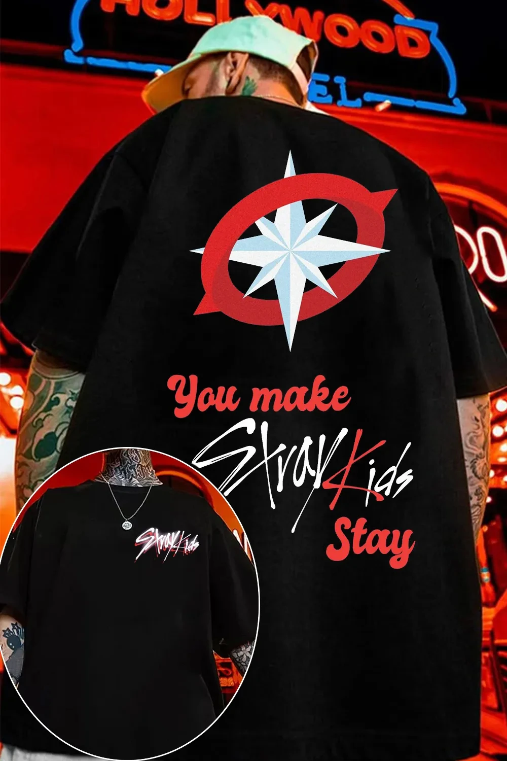 2026 Stray Kids T Shirt Mens Womens Cotton Tees Ummer Casual Short Sleeve Round Neck Clothing Loose Tops Trend - view 3