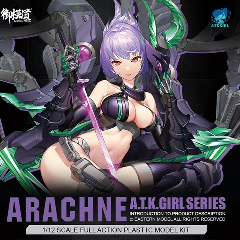 

Eastern Model Original Mobile Suit Girl A.T.K.Girl Series Arachne Spider 2.0 Assembled Model Action Toy Figures Christmas Gifts