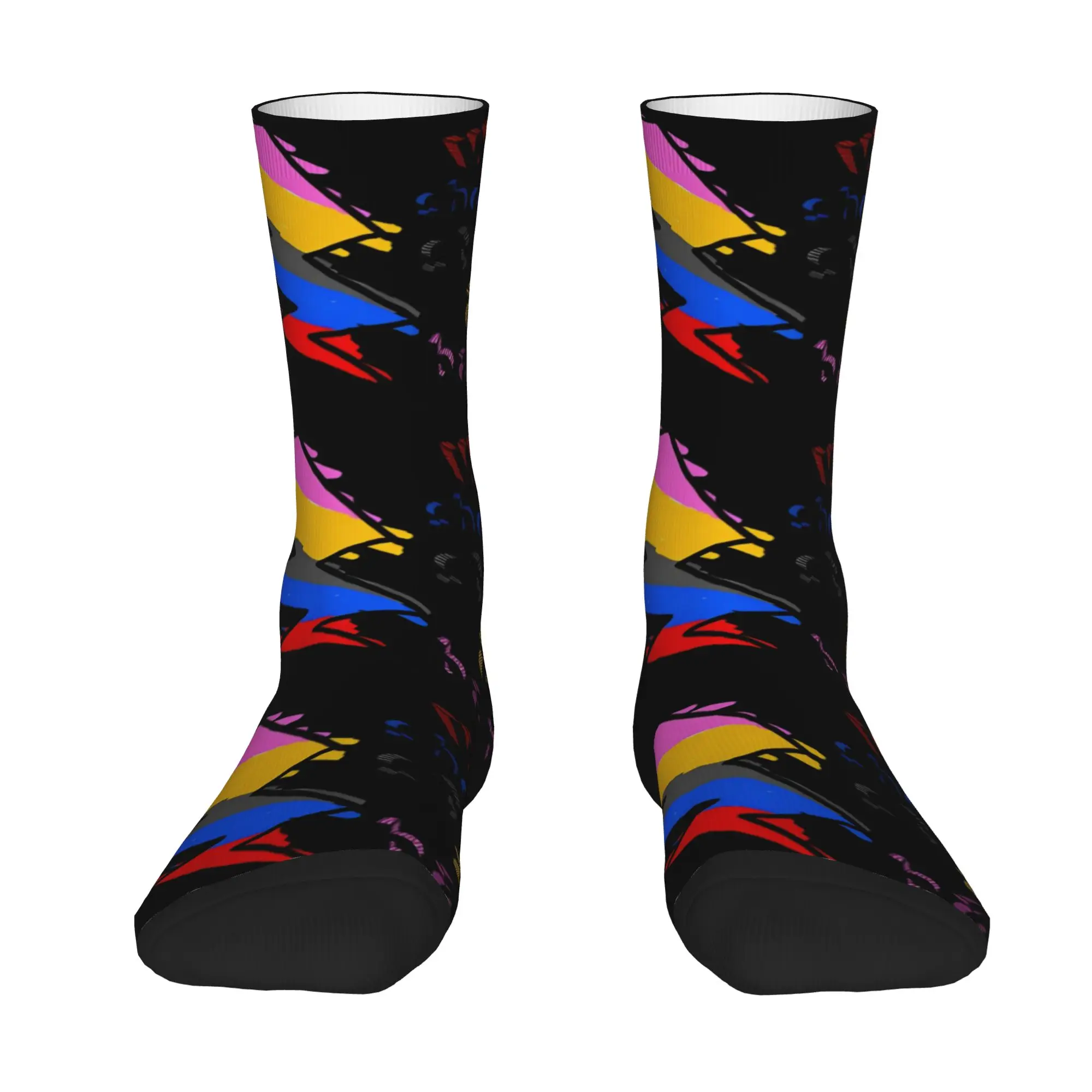 cycling socks Power Rangers   We Should Start a Band Crazy Men's compression Socks Unisex items Crew Sock