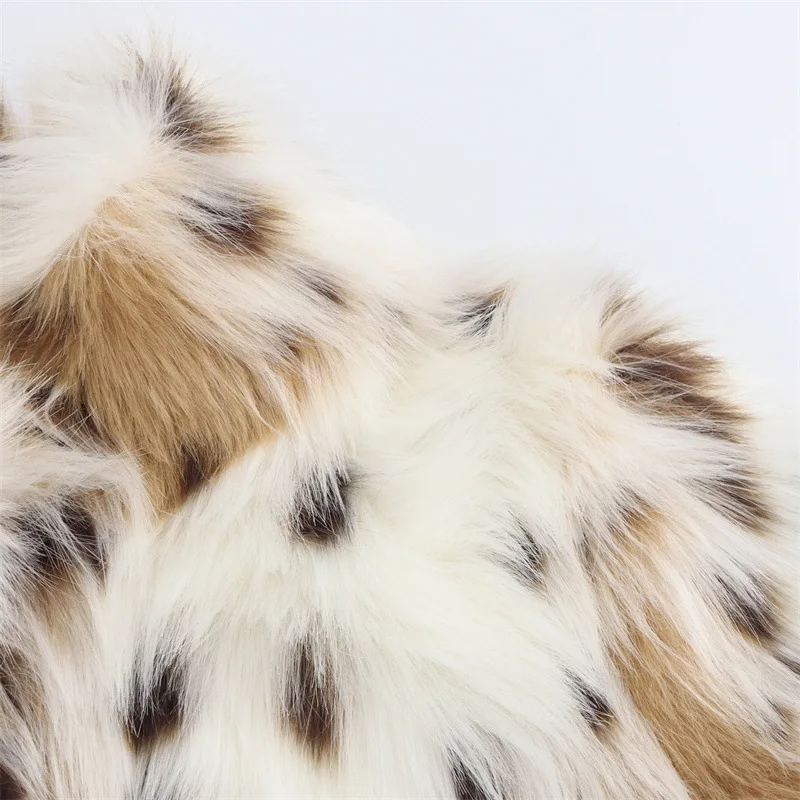 Giacche invernali in pelliccia sintetica da donna autunno leopardo cappotto di pelliccia sciolto inverno manica lunga aperto davanti caldo giacca Shaggy