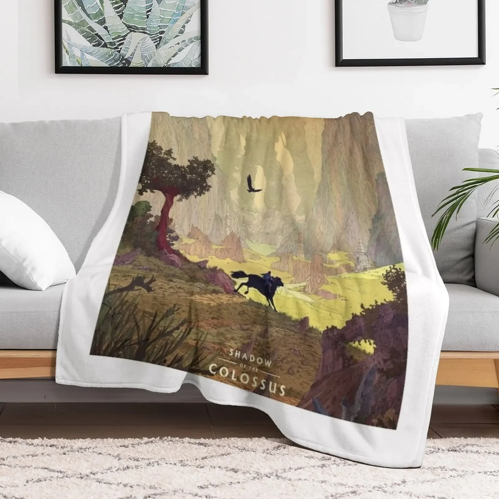 Shadow Of The Colossus Throw Blanket Soft christmas decoration Blankets