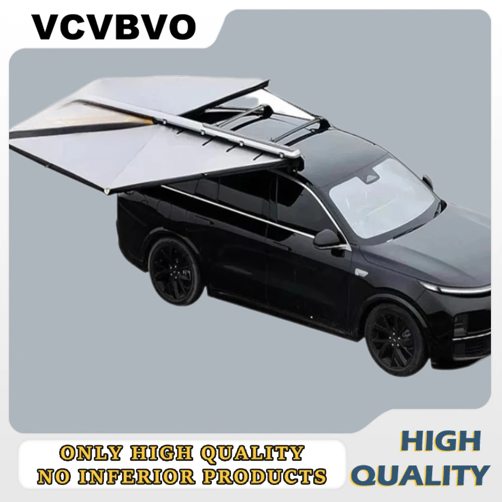 

270 Degree Car Side Tent Suv Pickup Side Tent Car Outdoor Camping Fan-shaped Canopy Outdoor Sunshade Car Rain and Sun Protection