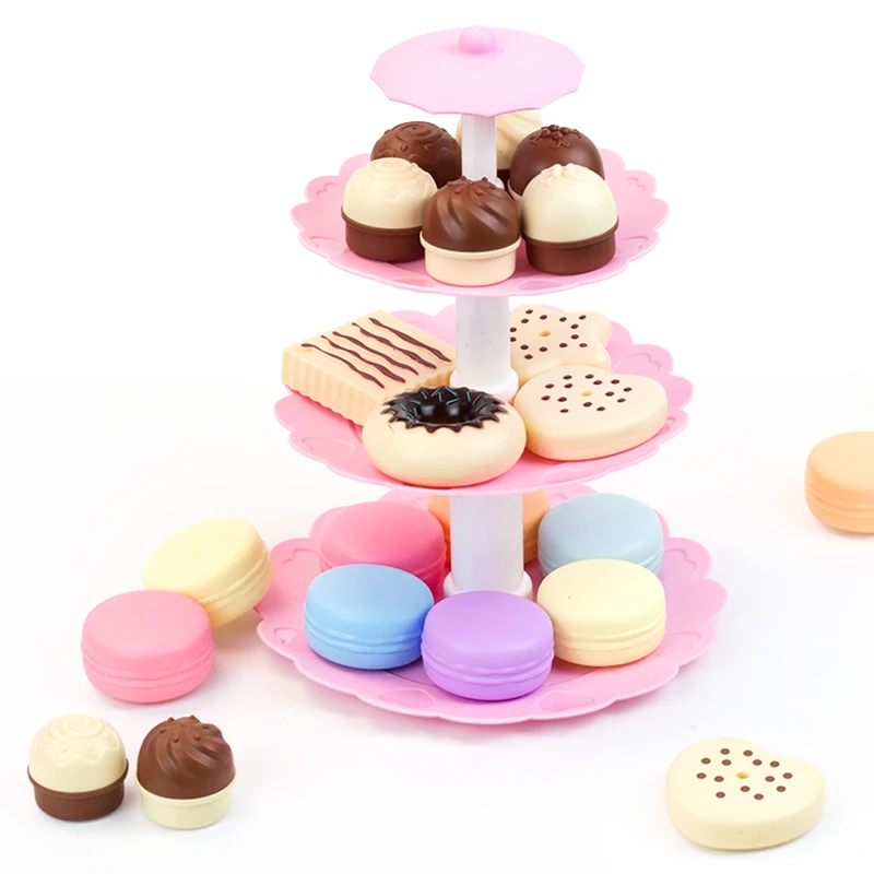 23PCS Kinder Küche Set Geburtstag Kuchen Spielzeug Mädchen Simulation Lebensmittel Kekse Schokolade Kinder Bildung Spielen Haus Für 3 Jahre geschenke – Detail 1