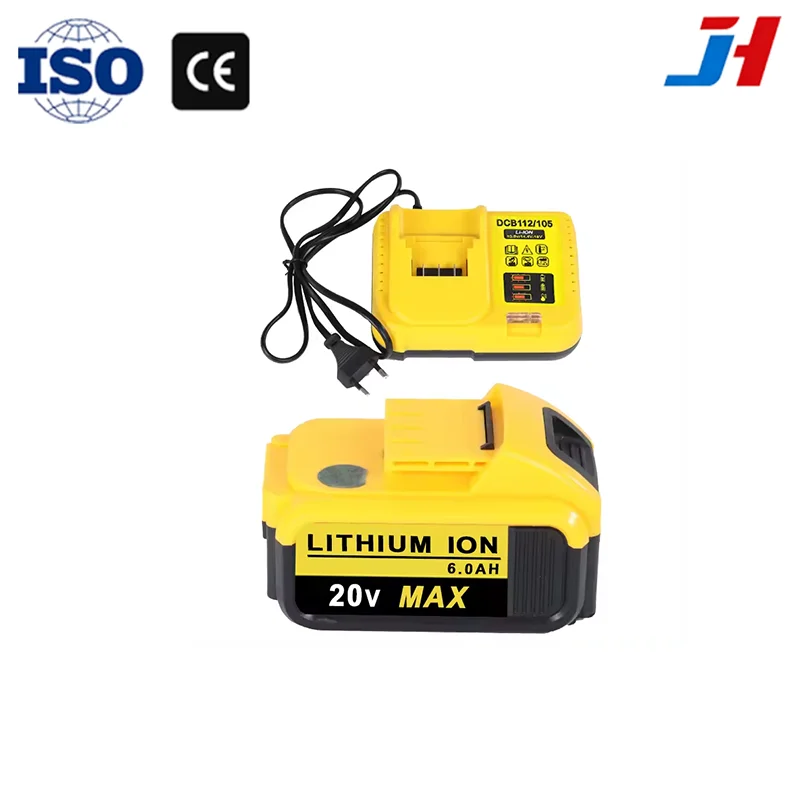 

JH High Quality Power Drill Battery Fast Charger 12v-20v Lithium Ion Battery Replacement for Dewalts 20v Max Battery Charger